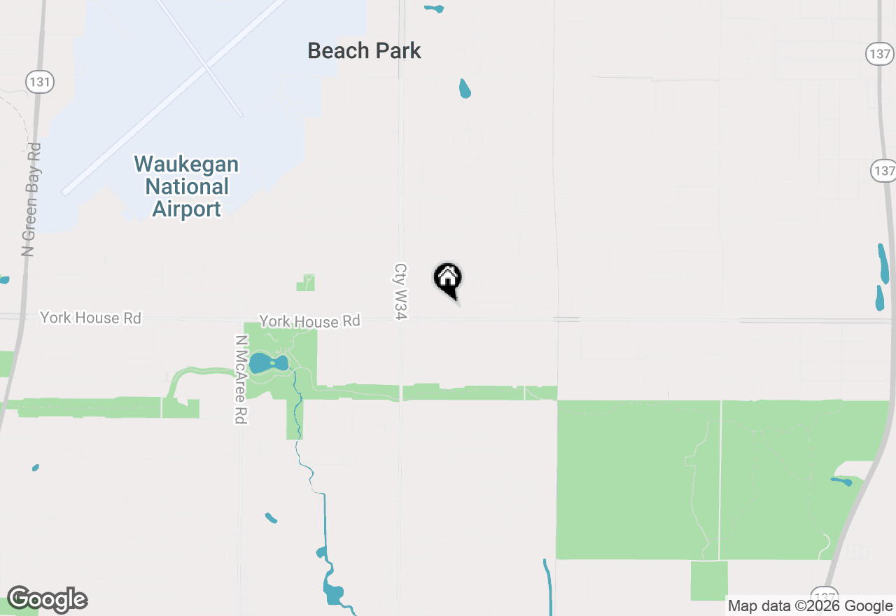 Map of 3209 Cornell Road, Waukegan, IL 60087