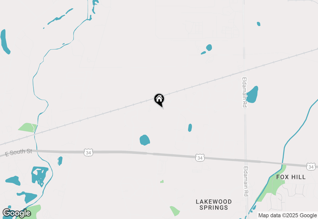 Map of 3402 Hoffman Street, Plano, IL 60545