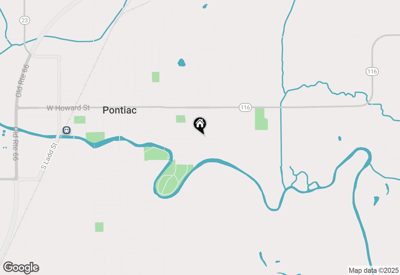 Map of 429 E Timber Street, Pontiac, IL 61764