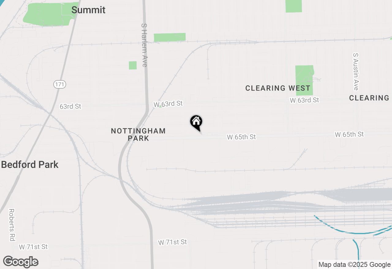 Map of 6912 W 65th Street #3, Chicago, IL 60638