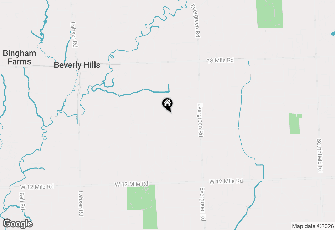 Map of 30130 Marimoor Street, Beverly Hills, MI 48025