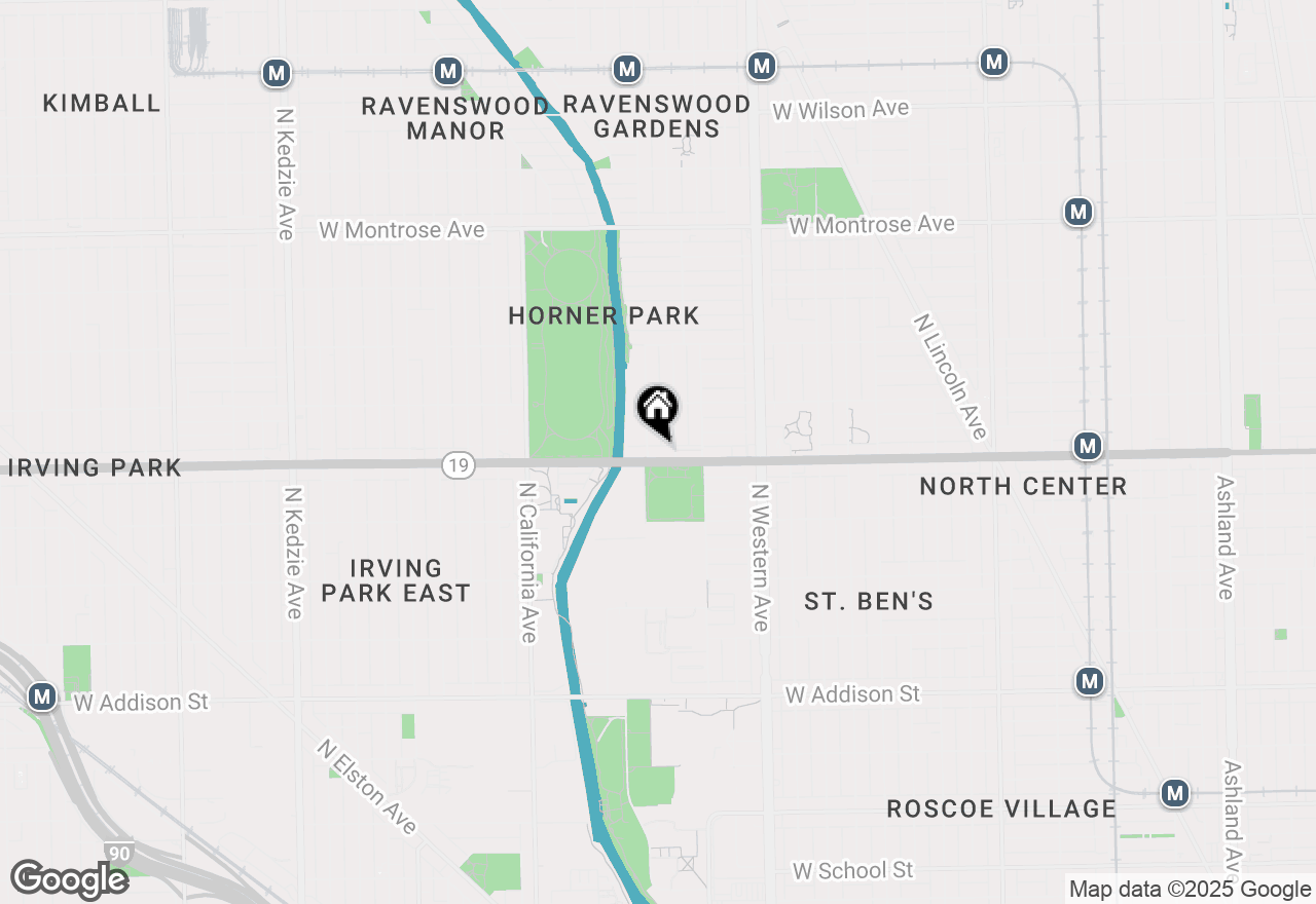 Map of 2544 W Irving Park Road #3E, Chicago, IL 60618