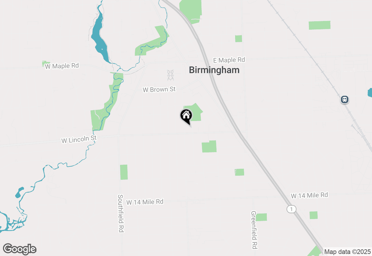 Map of 1011 Pierce Street, Birmingham, MI 48009