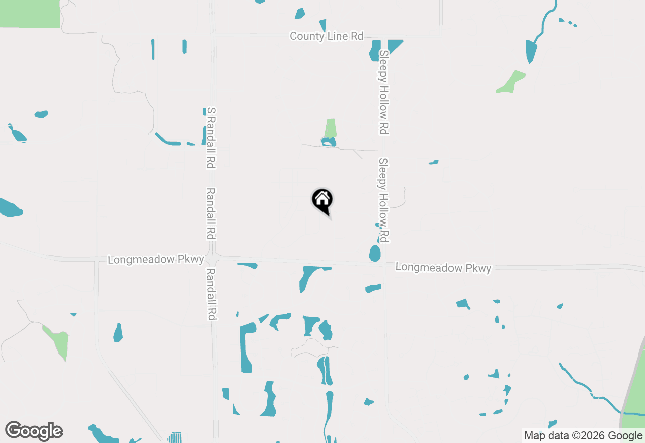 Map of 1211 Waterford Street, Algonquin, IL 60102