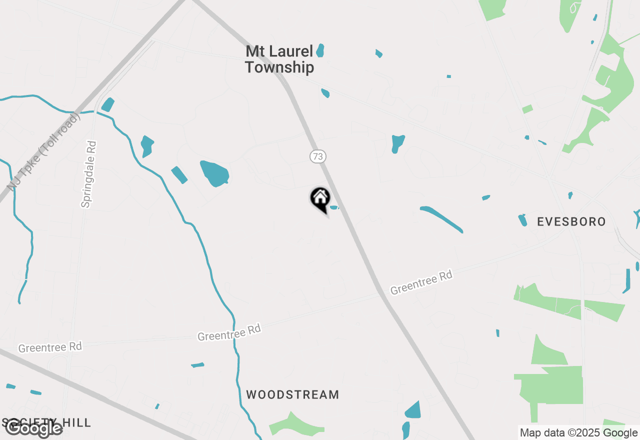 Map of 307 Woodhollow Drive, Marlton, NJ 08053
