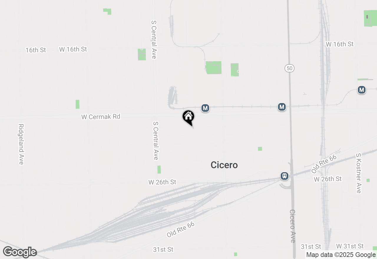 Map of 5400 W 23rd Street, Cicero, IL 60804