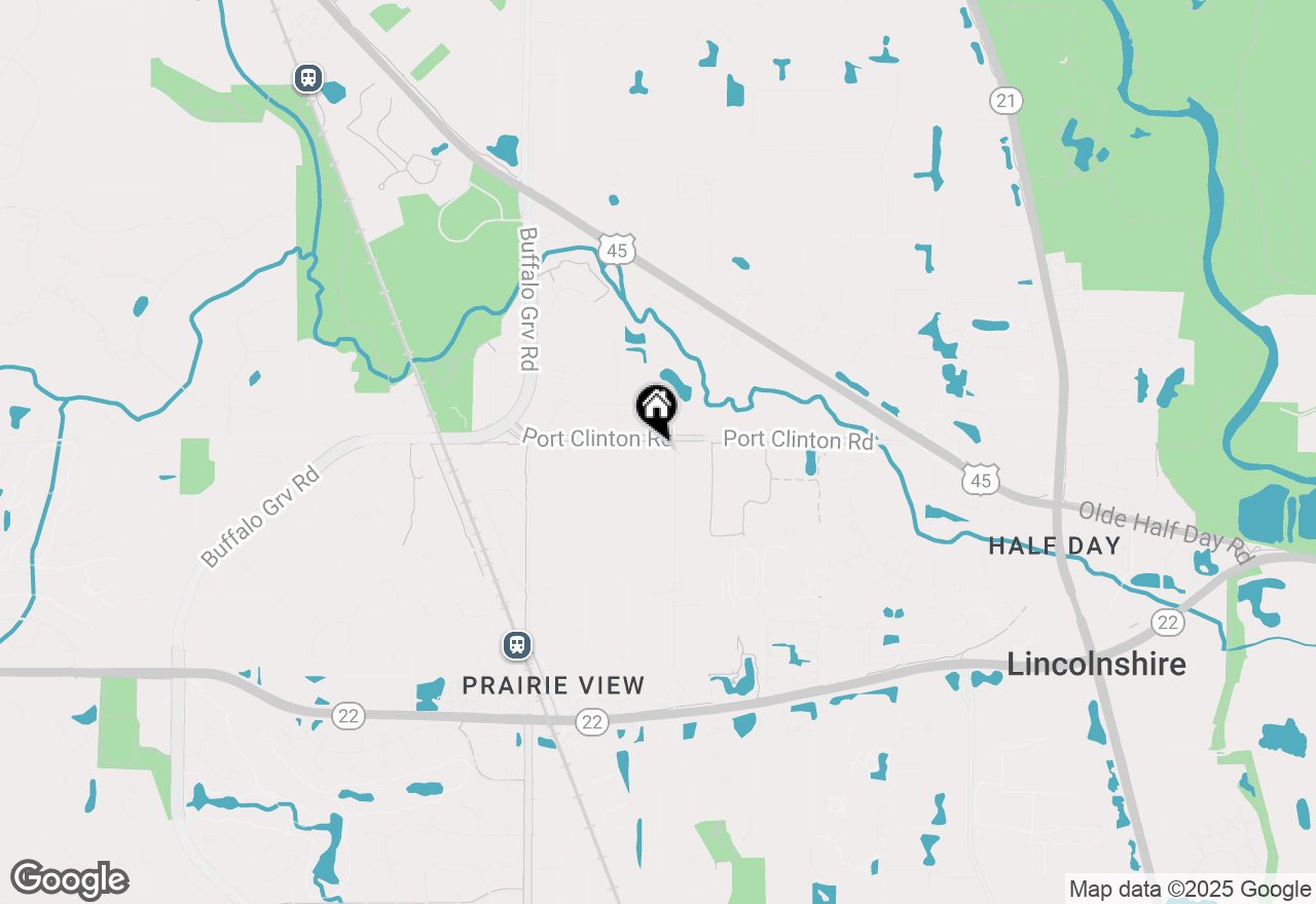 Map of 16231 W Port Clinton Road, Lincolnshire, IL 60069