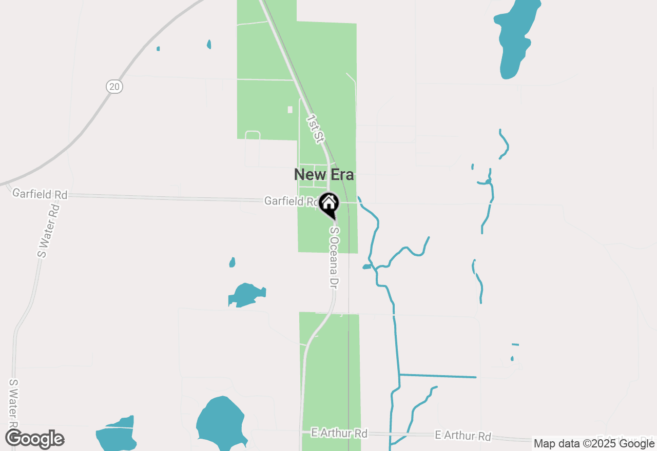 Map of 4877 1st Street, New Era, MI 49446