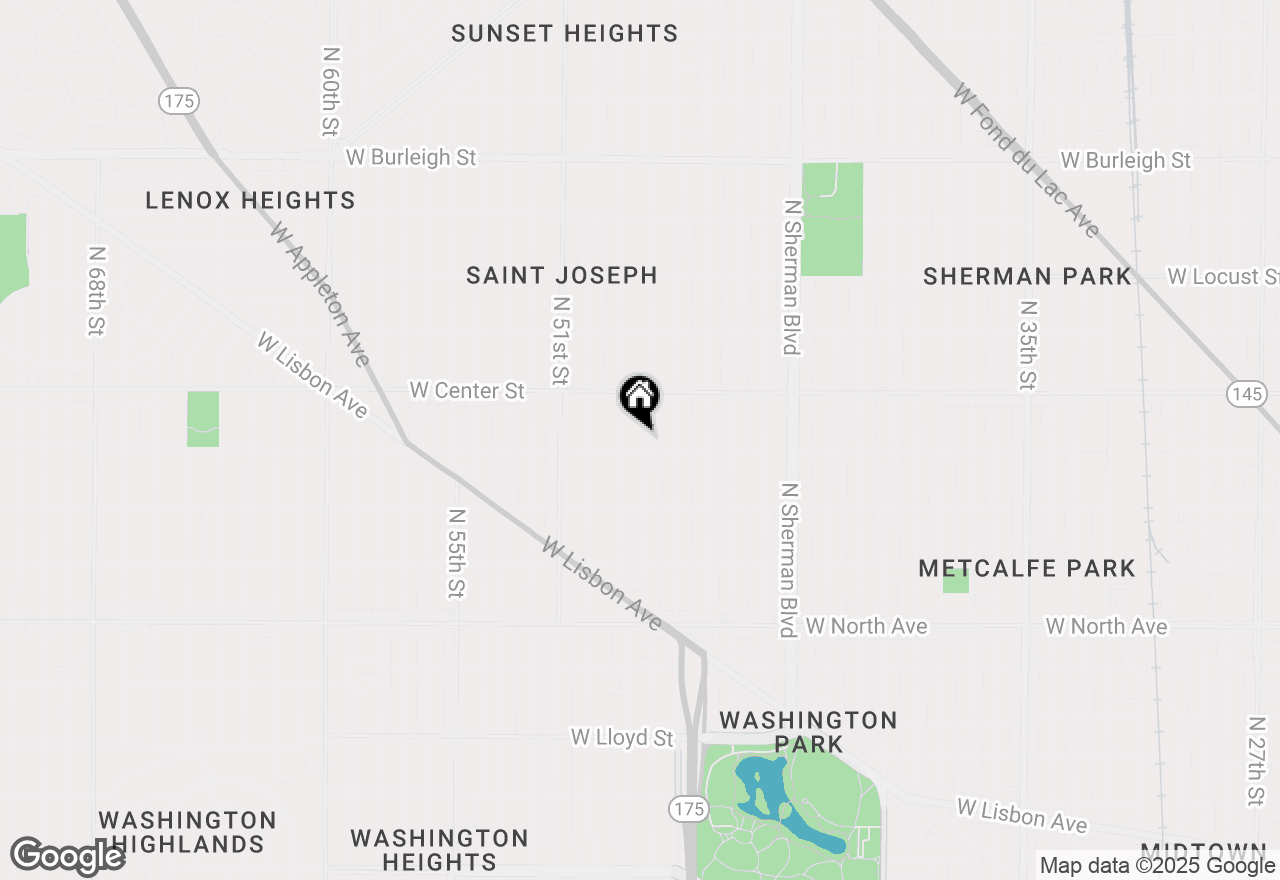 Map of 2611 N 48th St #2613, Milwaukee, WI 53210