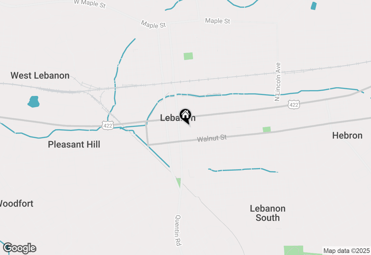 Map of 817 Chestnut Street, Lebanon, PA 17042