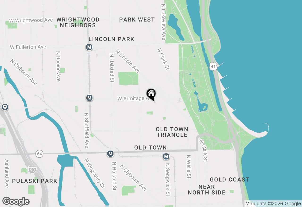 Map of 1934 N Cleveland Avenue, Chicago, IL 60614
