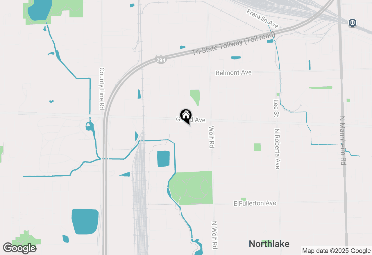 Map of 1114 Sandra Avenue, Northlake, IL 60164