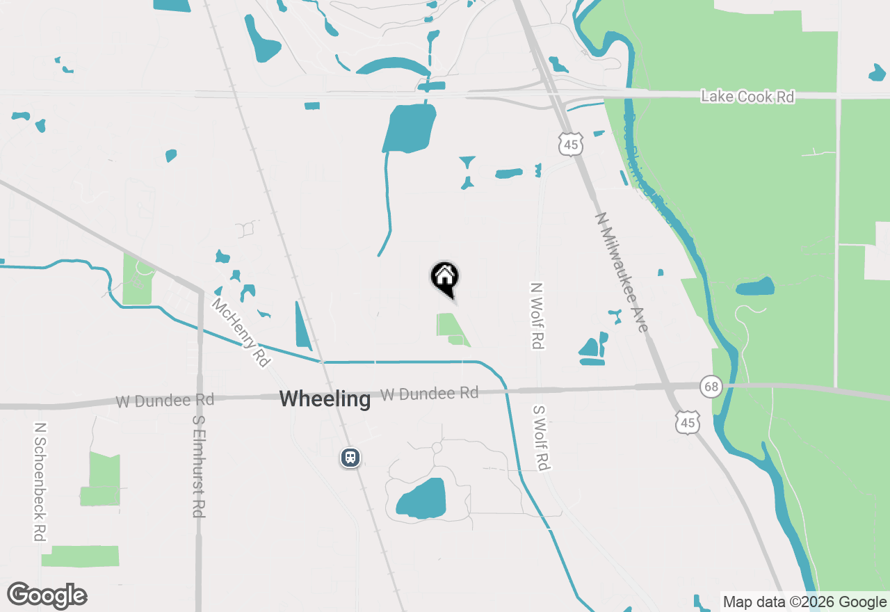 Map of 267 9th Street, Wheeling, IL 60090