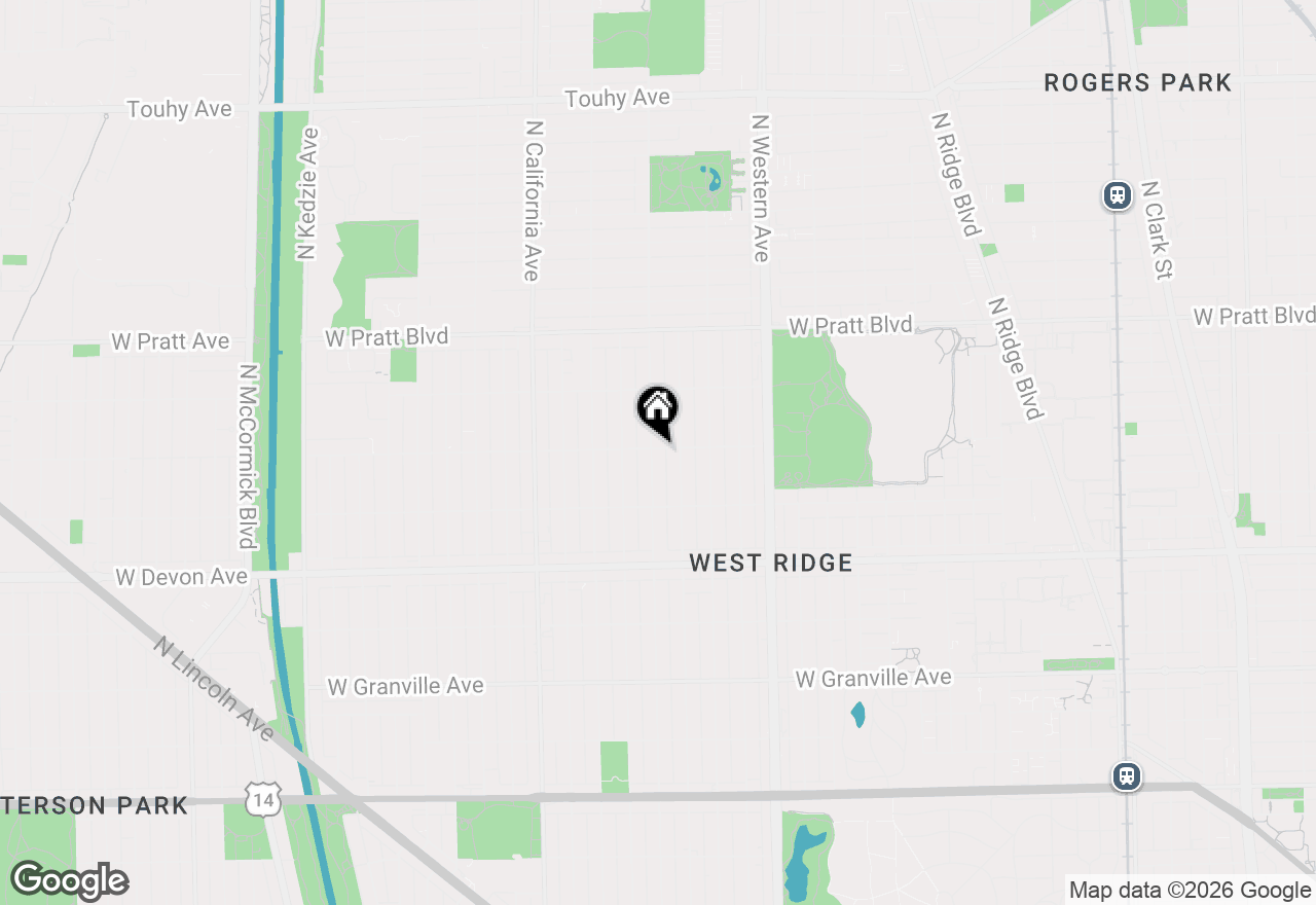 Map of 6559 N Rockwell Street, Chicago, IL 60645