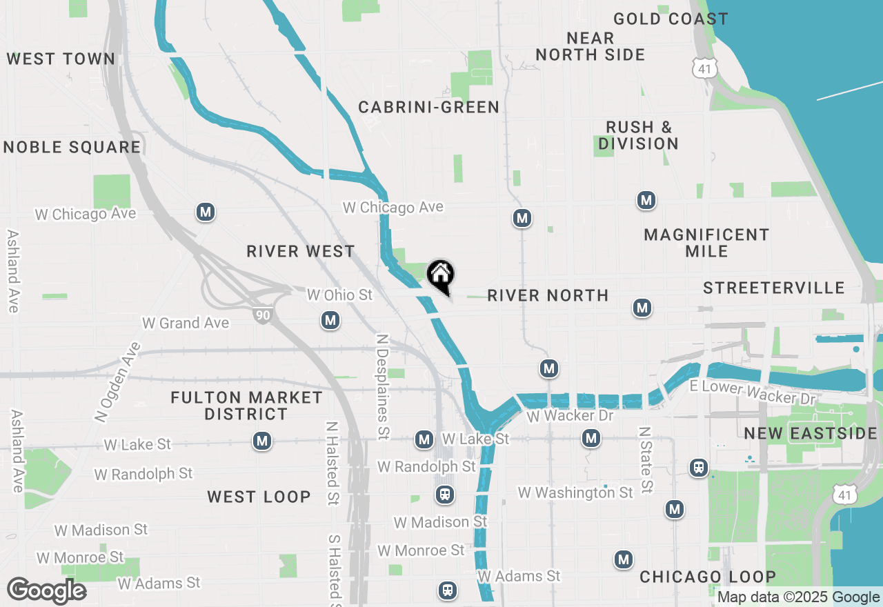 Map of 550 N Kingsbury Street #521, Chicago, IL 60654