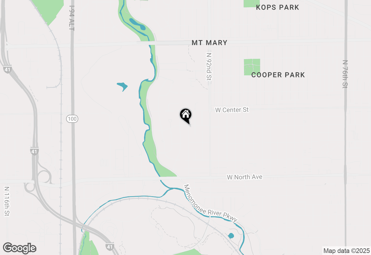 Map of 9515 Ridge Blvd, Wauwatosa, WI 53226