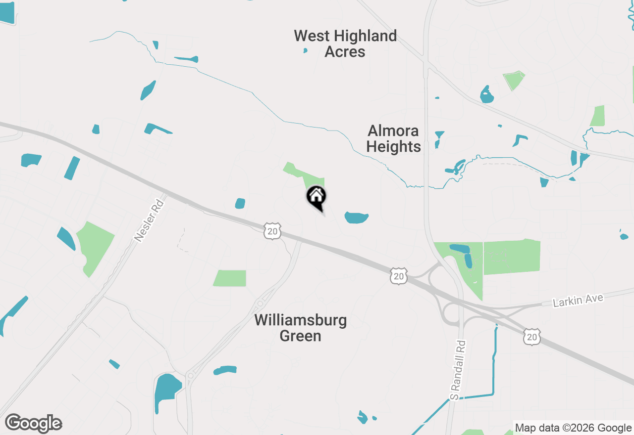 Map of 2829 Randall Ridge Drive, Elgin, IL 60124