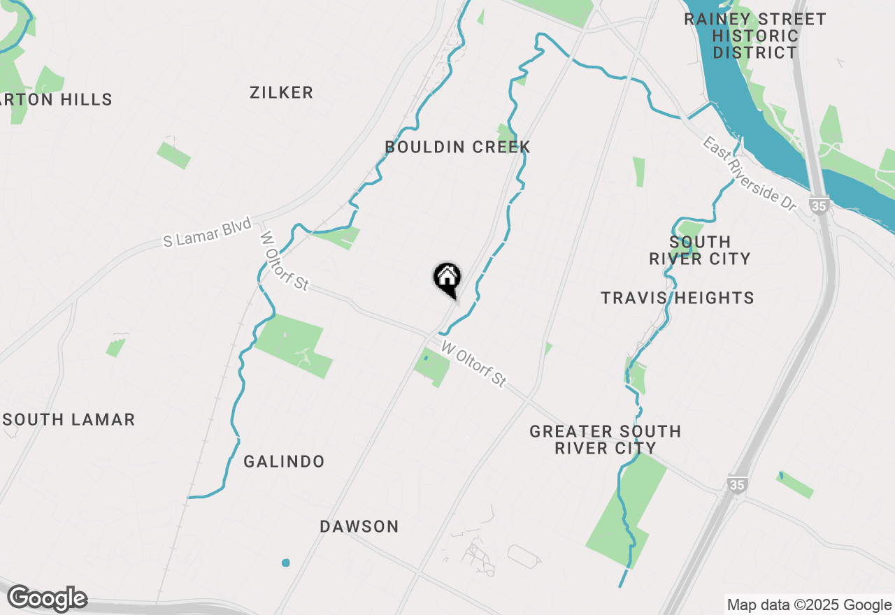 Map of 2214 S 1st St, Austin, TX 78704