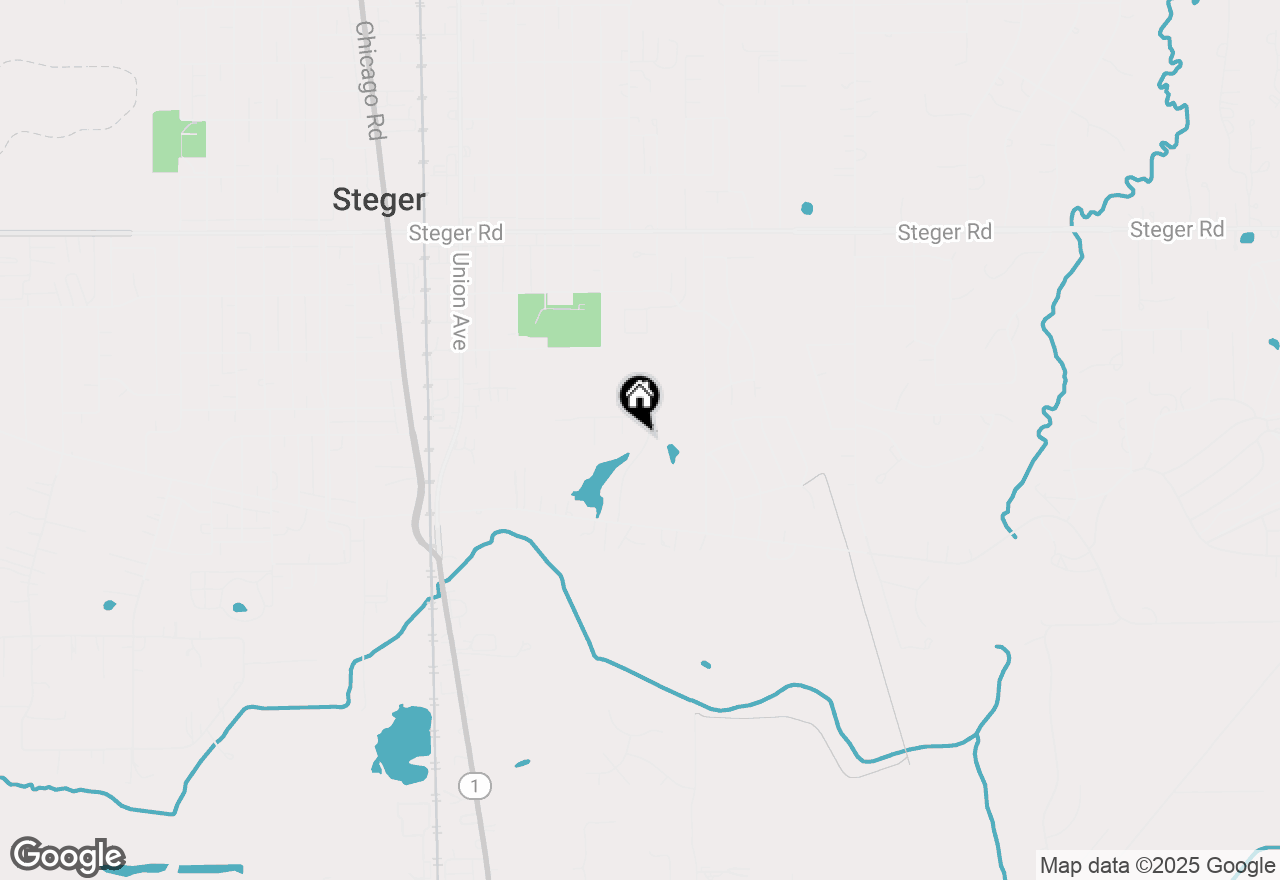 Map of 150 Lake Hill Drive, Steger, IL 60475