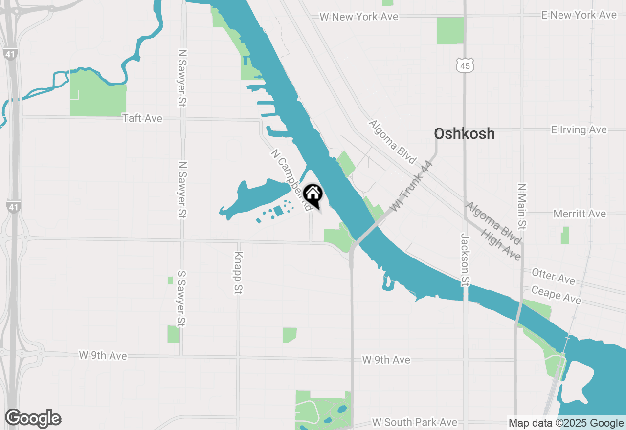 Map of 232 N Campbell Road #C, Oshkosh, WI 54902