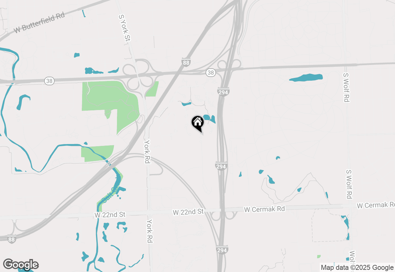 Map of 806 Wildwood Court, Oak Brook, IL 60523