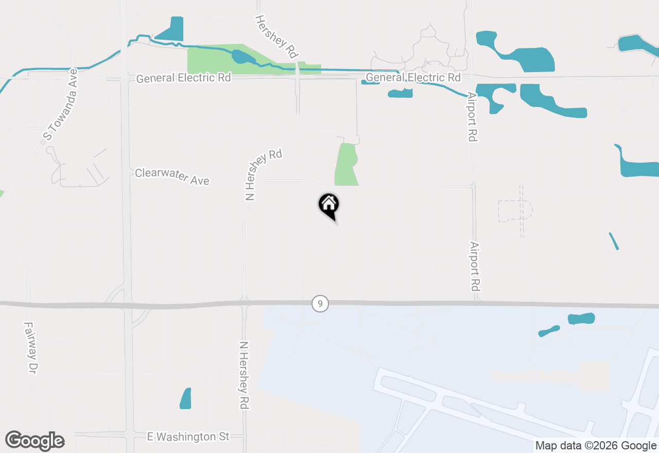 Map of 2739 Arrowhead Drive, Bloomington, IL 61704
