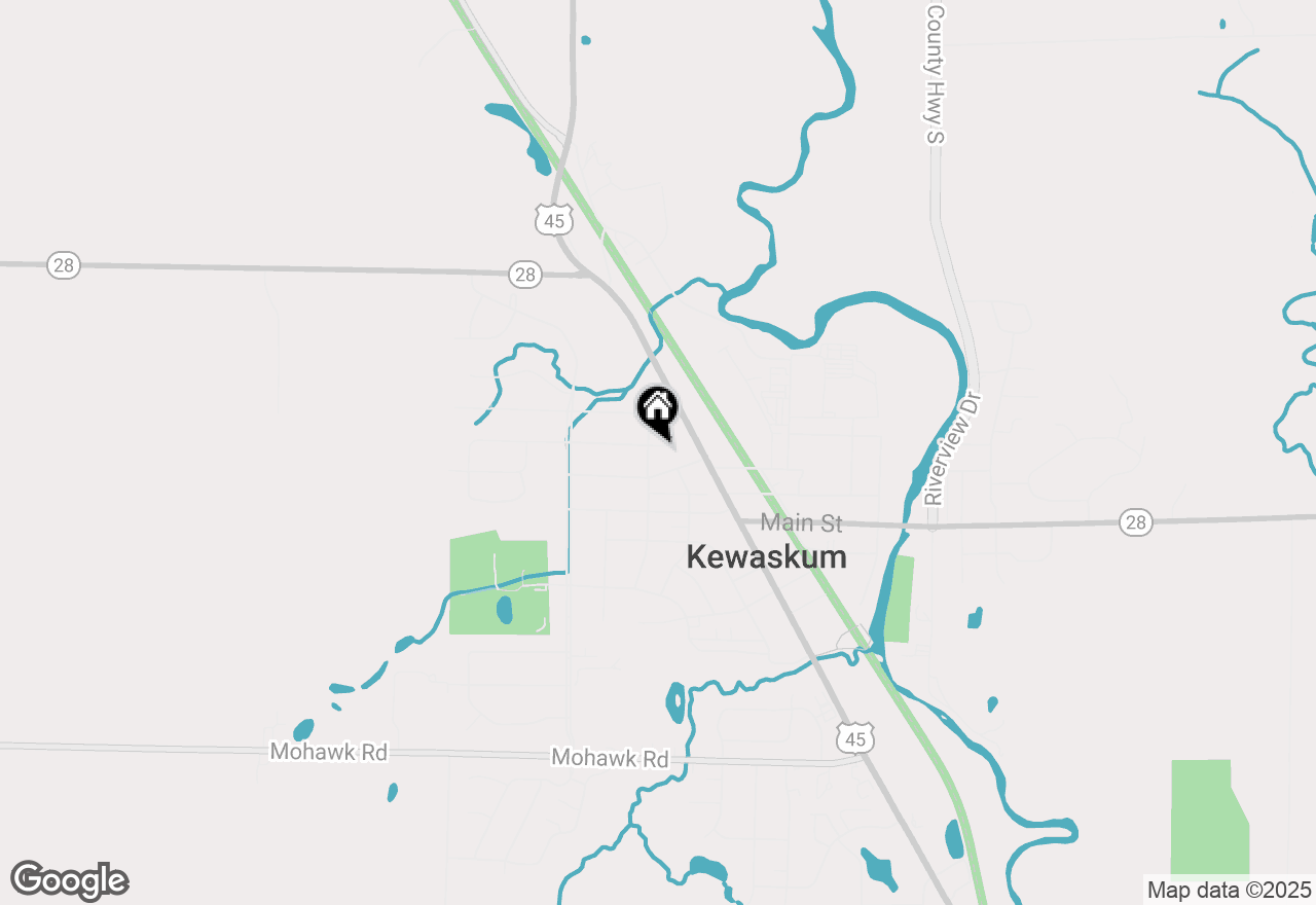 Map of 1460 Western Ave, Kewaskum, WI 53040