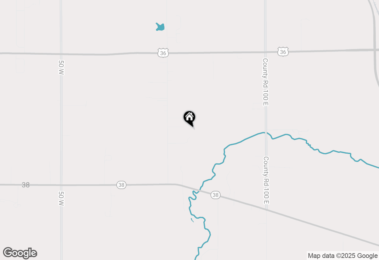 Map of 7590 S 25 E, Pendleton, IN 46064