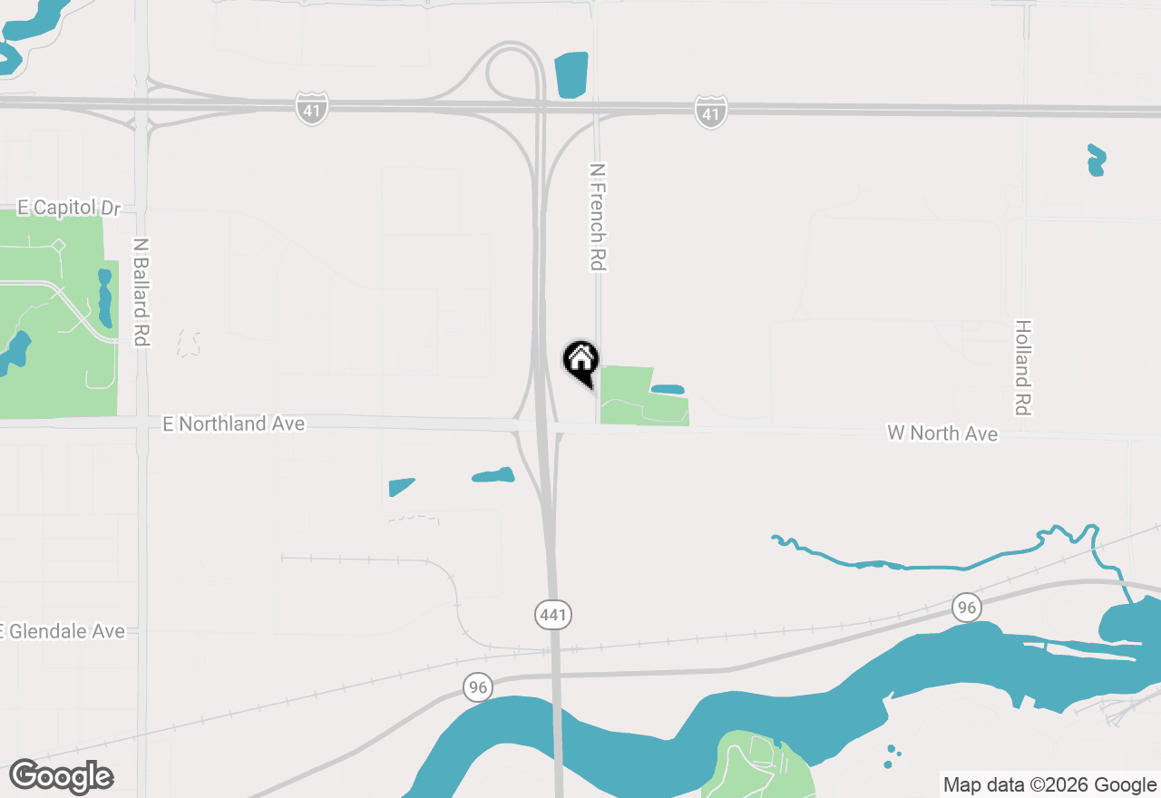 Map of 3236 E Northland Ave, Appleton, WI 54911