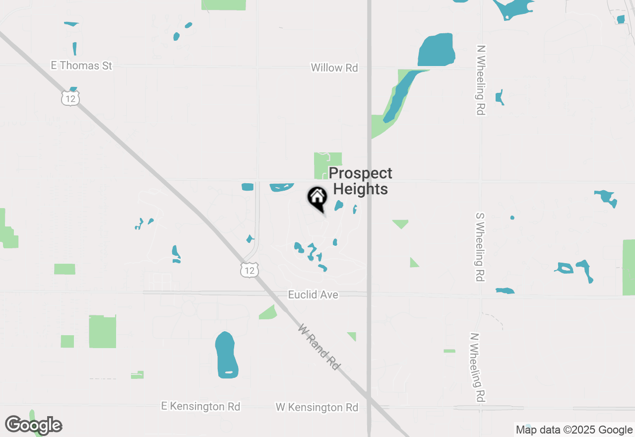 Map of 1401 N Picadilly Circle, Mount Prospect, IL 60056