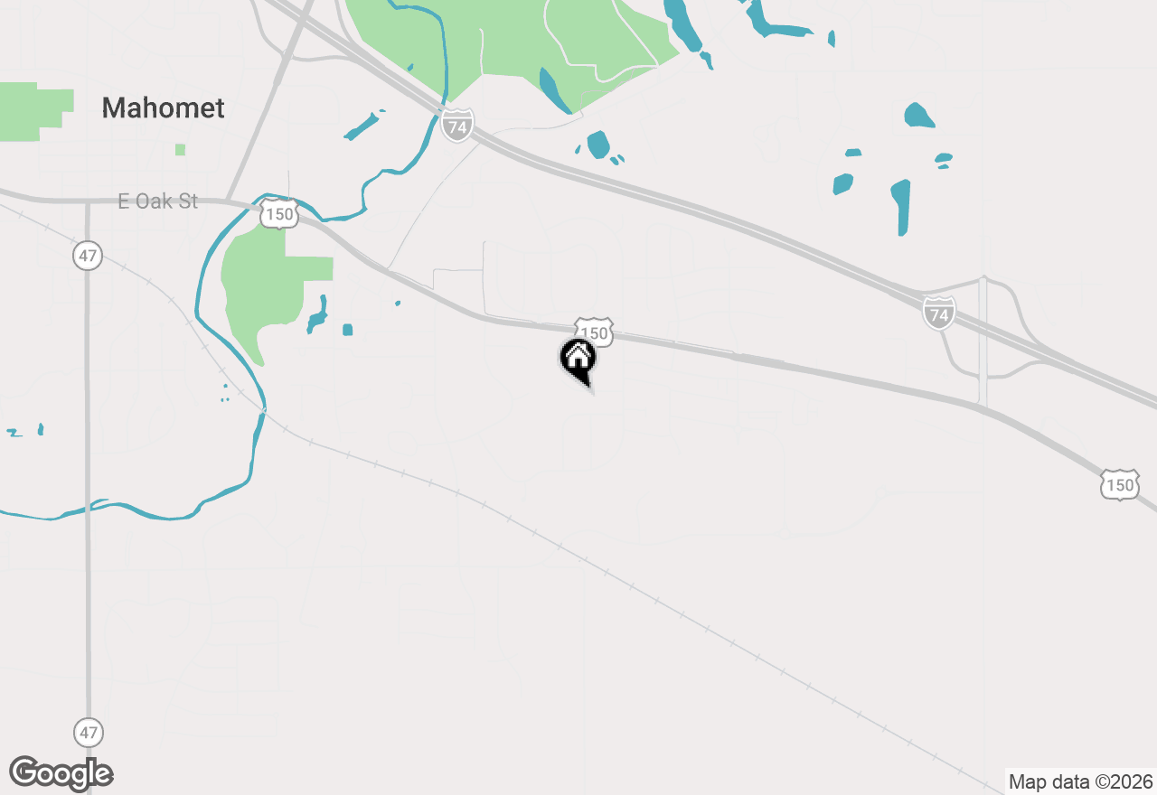 Map of 1413 Caro Court #1413, Mahomet, IL 61853