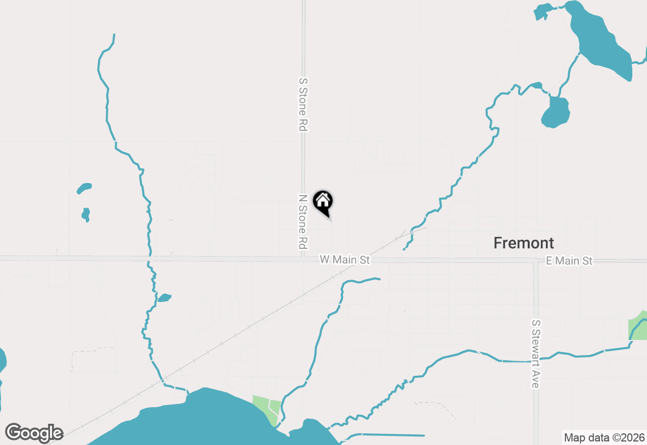 Map of 212 N Linden Avenue, Fremont, MI 49412