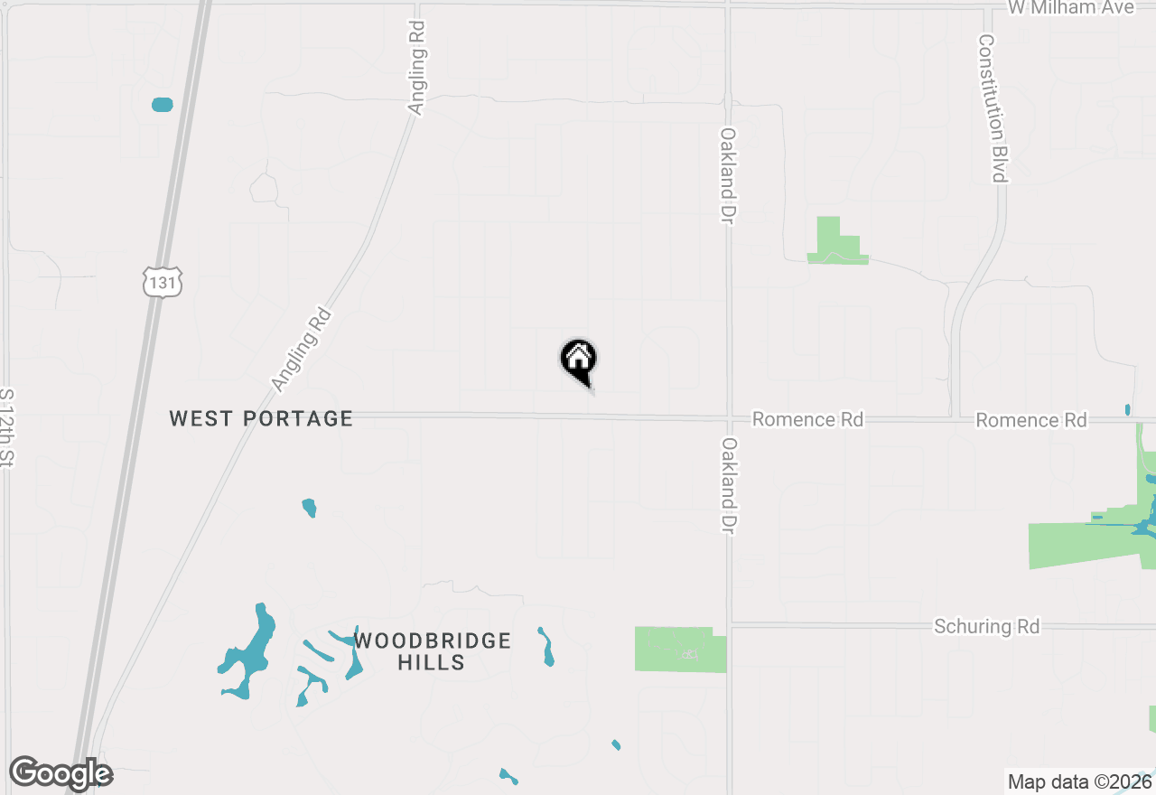 Map of 6934 Cypress Street, Portage, MI 49024