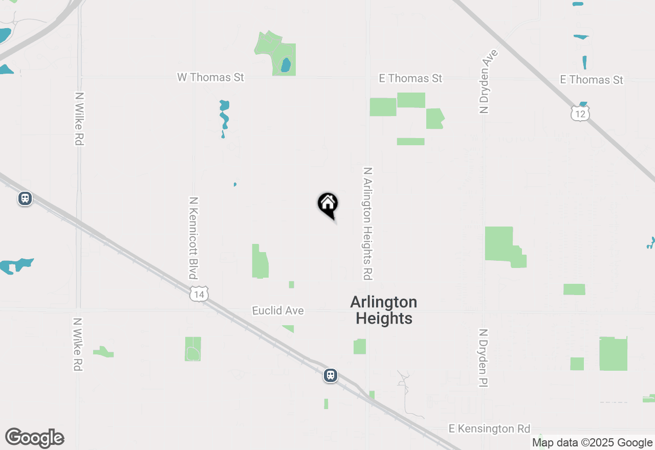 Map of 915 N Vail Avenue, Arlington Heights, IL 60004