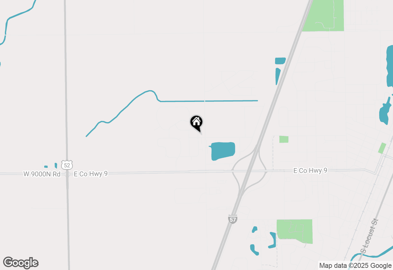 Map of 407 Raven Drive, Manteno, IL 60950