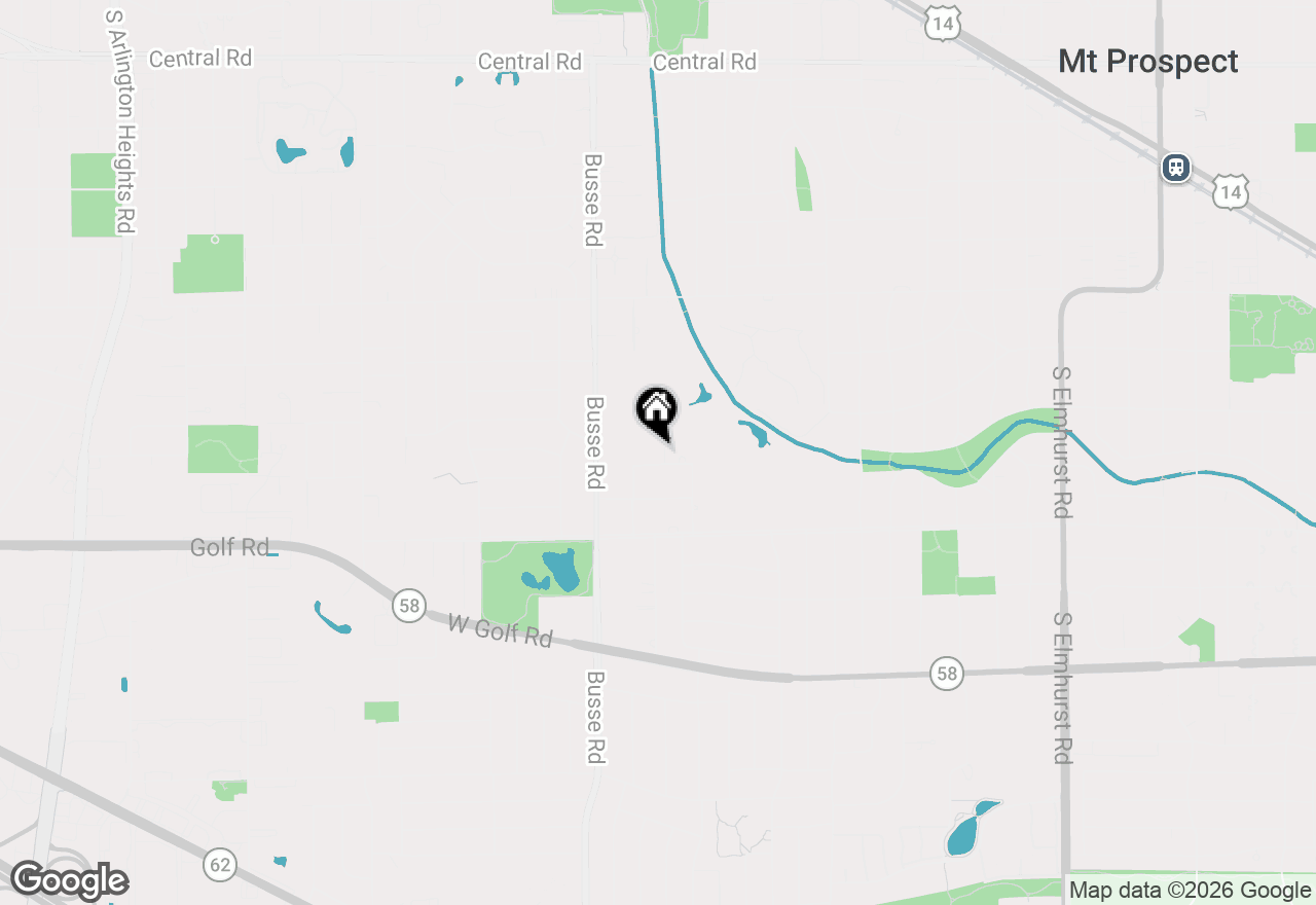 Map of 1500 W Blackhawk Drive, Mount Prospect, IL 60056