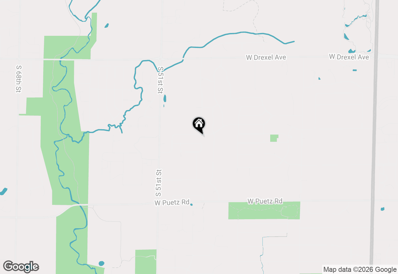 Map of 4703 W Forest Hill Ave, Franklin, WI 53132