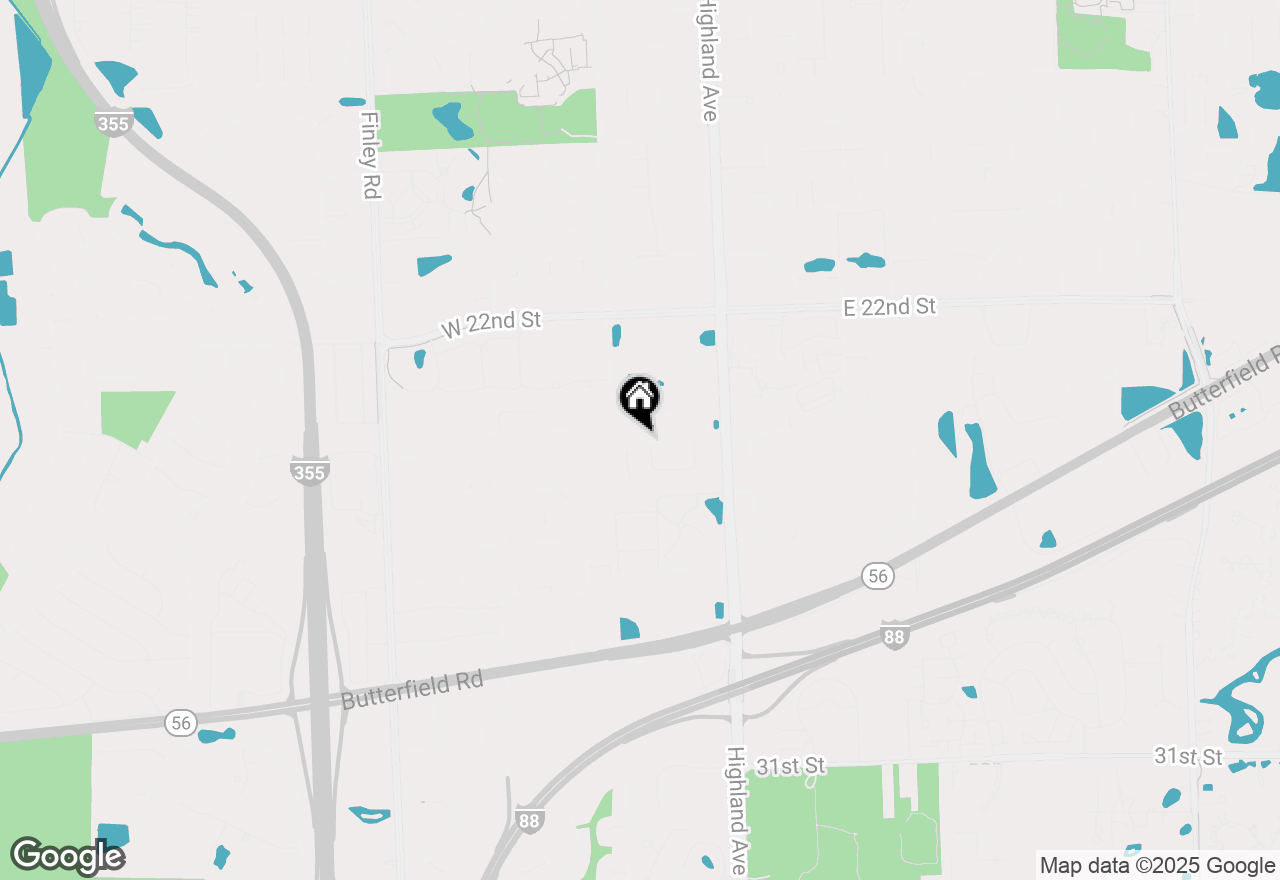 Map of 28 Majestic Drive #28, Lombard, IL 60148