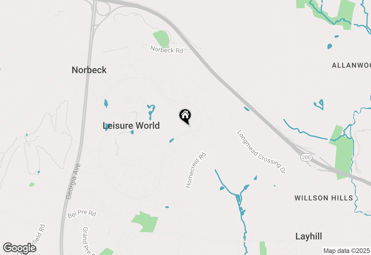 Map of 3005 S Leisure World Boulevard #823, Silver Spring, MD 20906