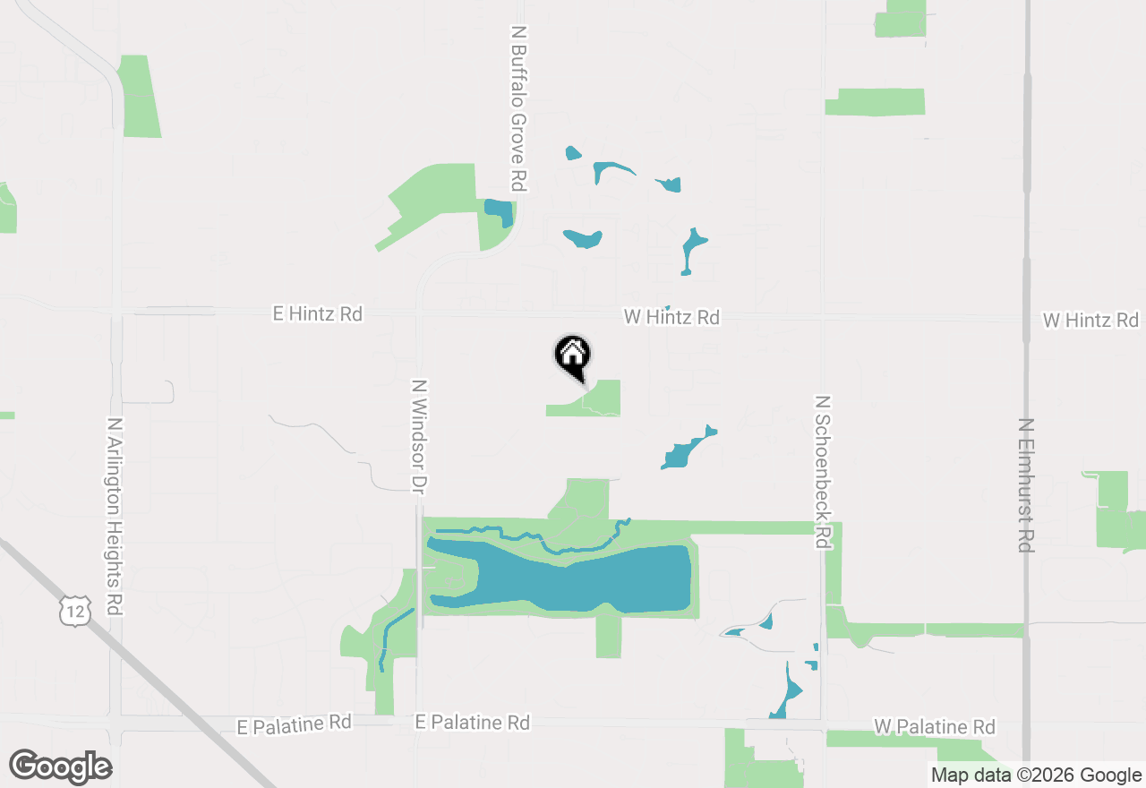 Map of 2604 N Prindle Avenue, Arlington Heights, IL 60004