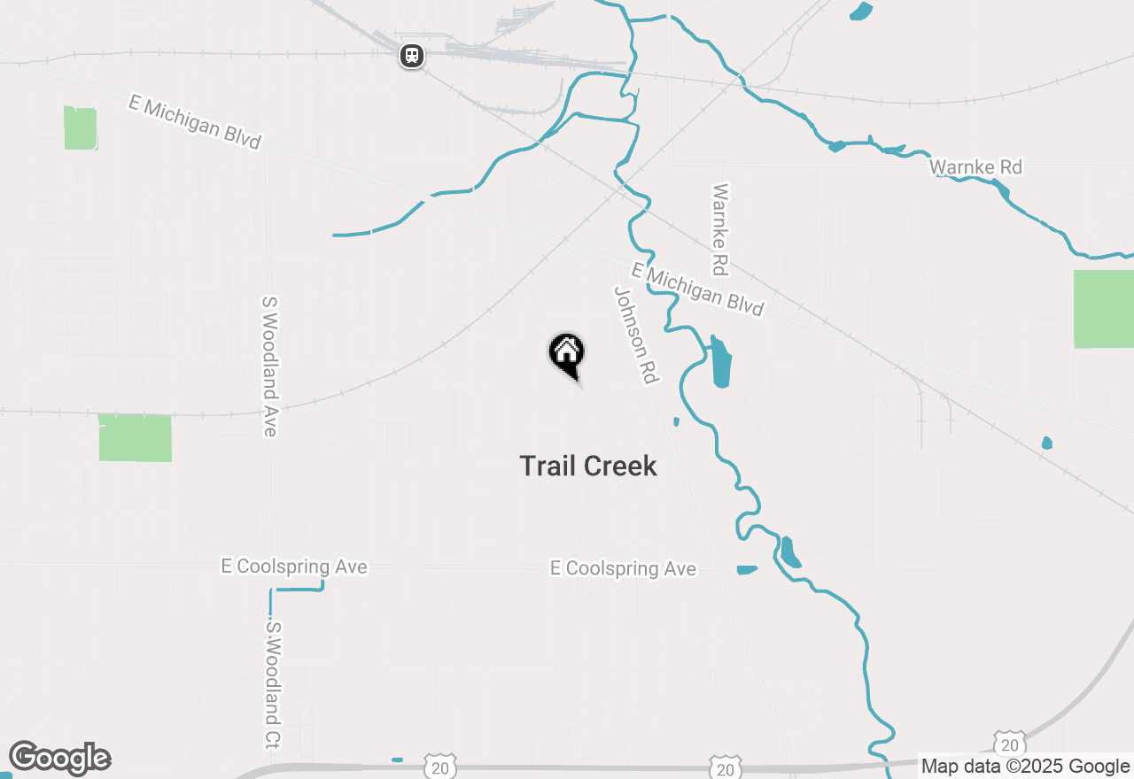 Map of 207 Meadowlark Drive, Trail Creek, IN 46360