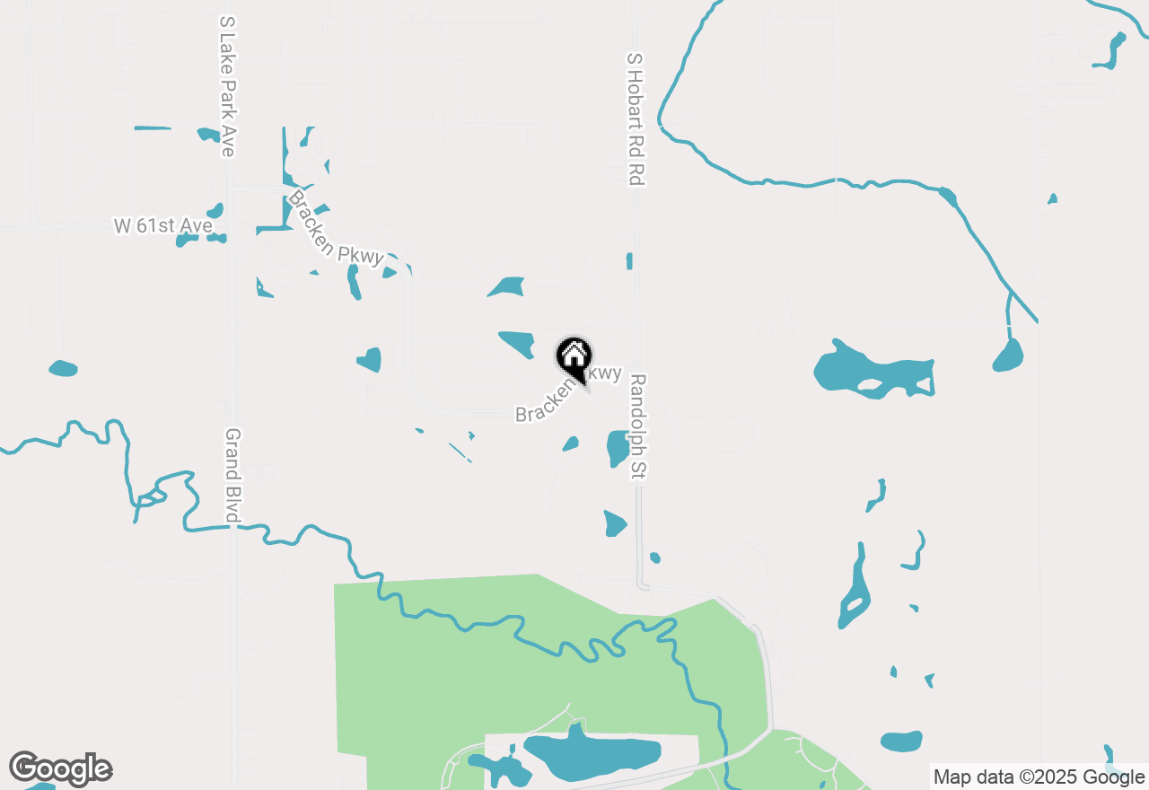 Map of 7723 Eider Avenue, Hobart, IN 46342