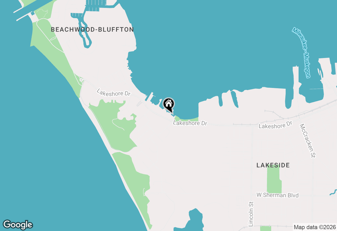 Map of 2964 Lakeshore Drive #E102, Muskegon, MI 49441