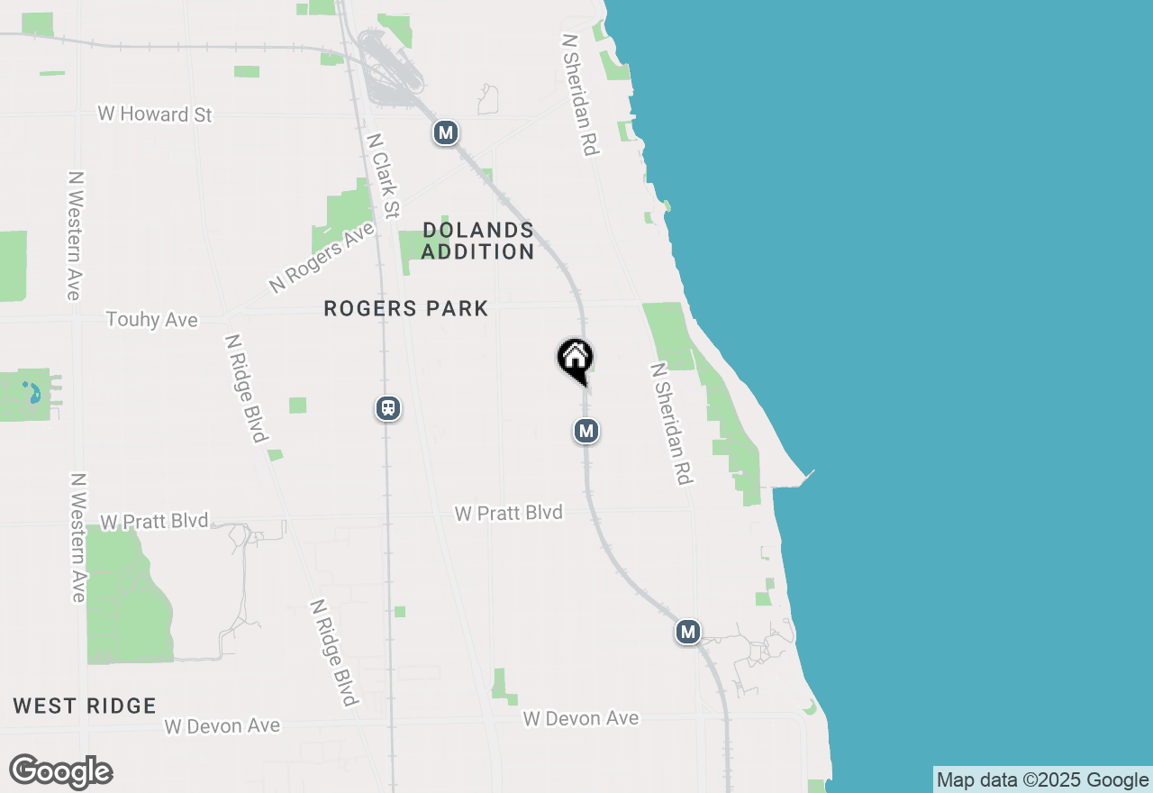 Map of 7006 N Glenwood Avenue #205, Chicago, IL 60626