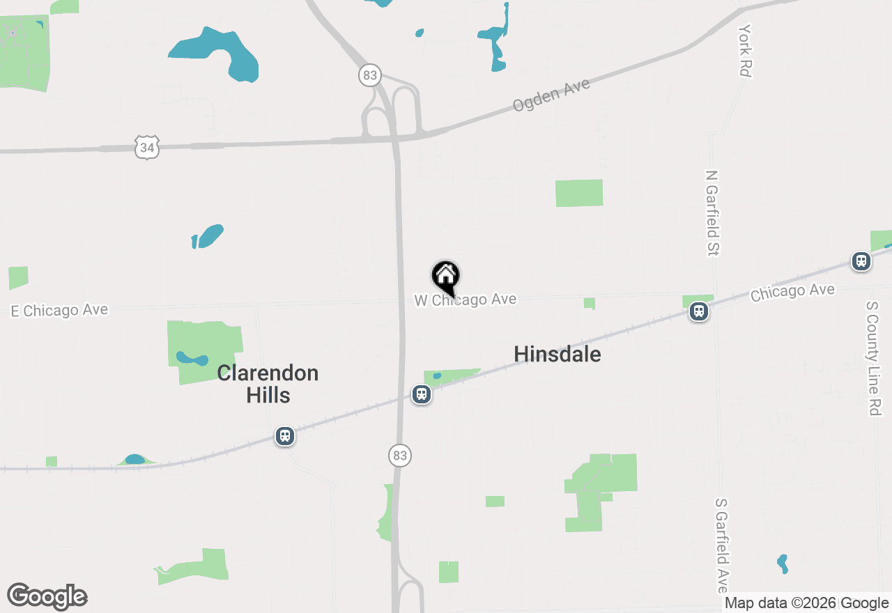 Map of 7 S Quincy Street, Hinsdale, IL 60521