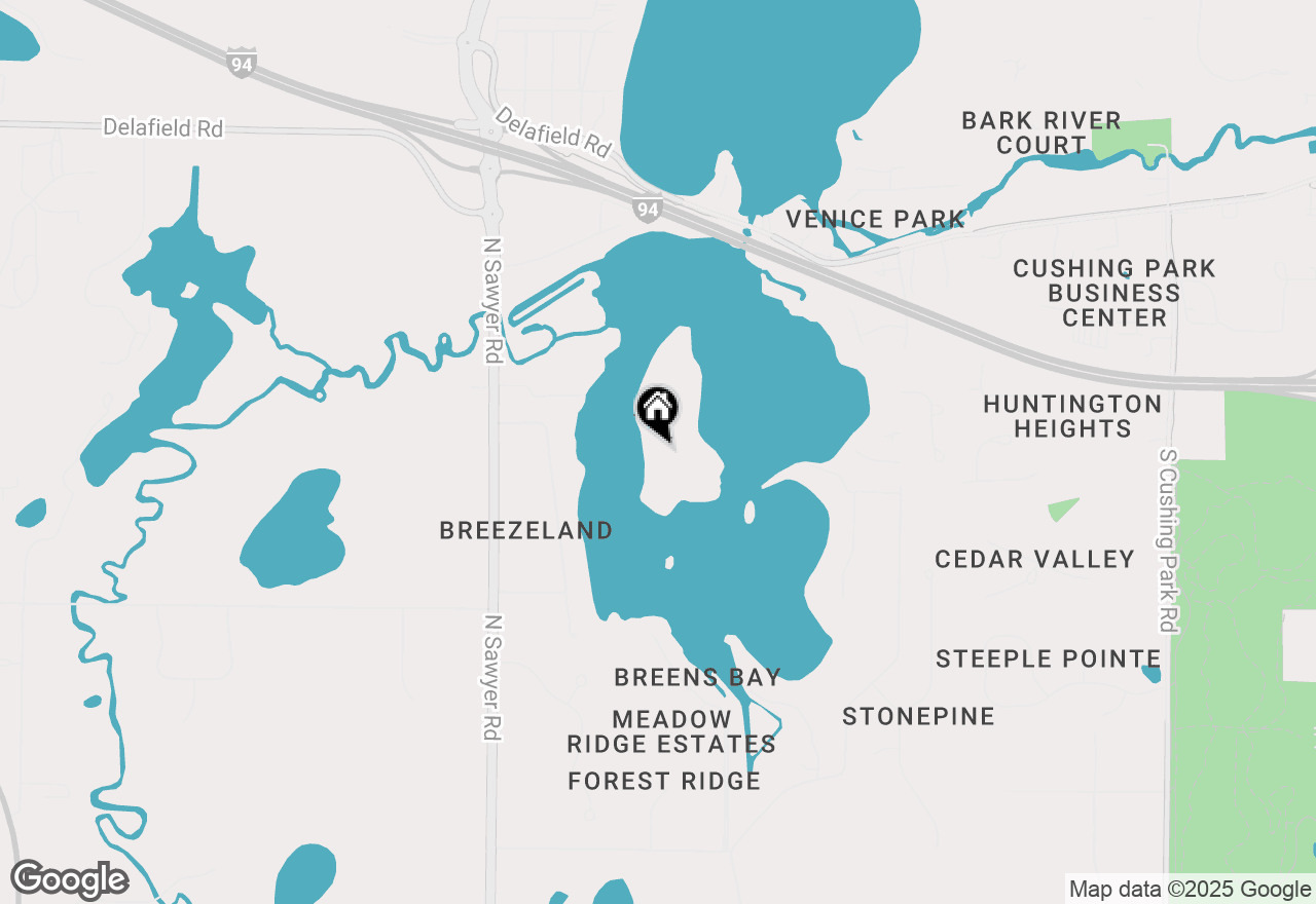 Map of 1527 N Sugar Island Rd, Summit, WI 53066