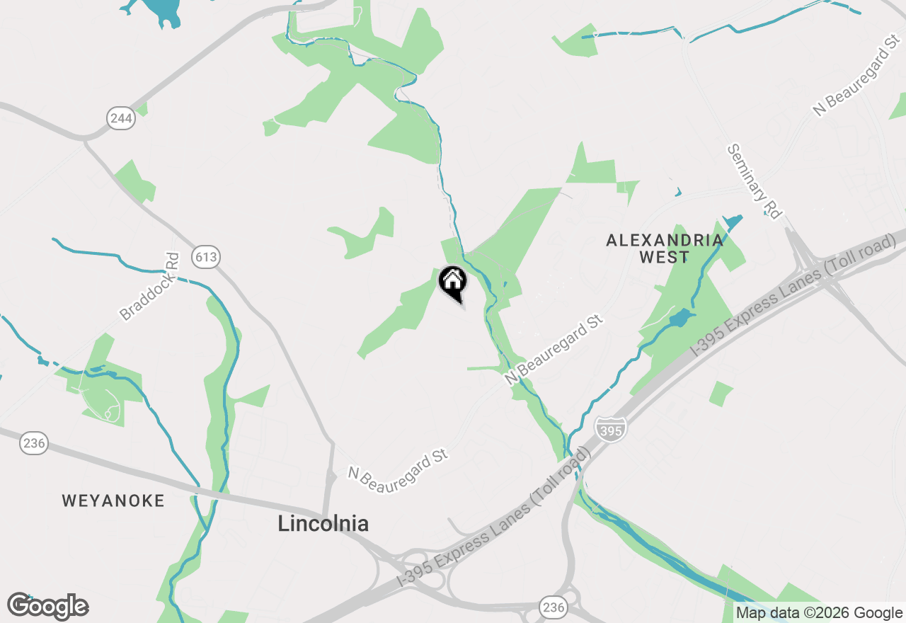 Map of 6003 Kelley Court, Alexandria, VA 22312