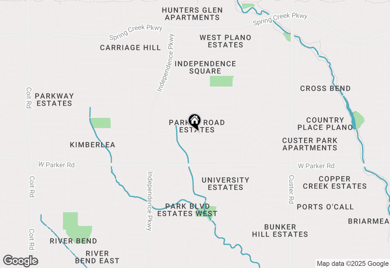 Map of 2800 Glen Forest Lane, Plano, TX 75023