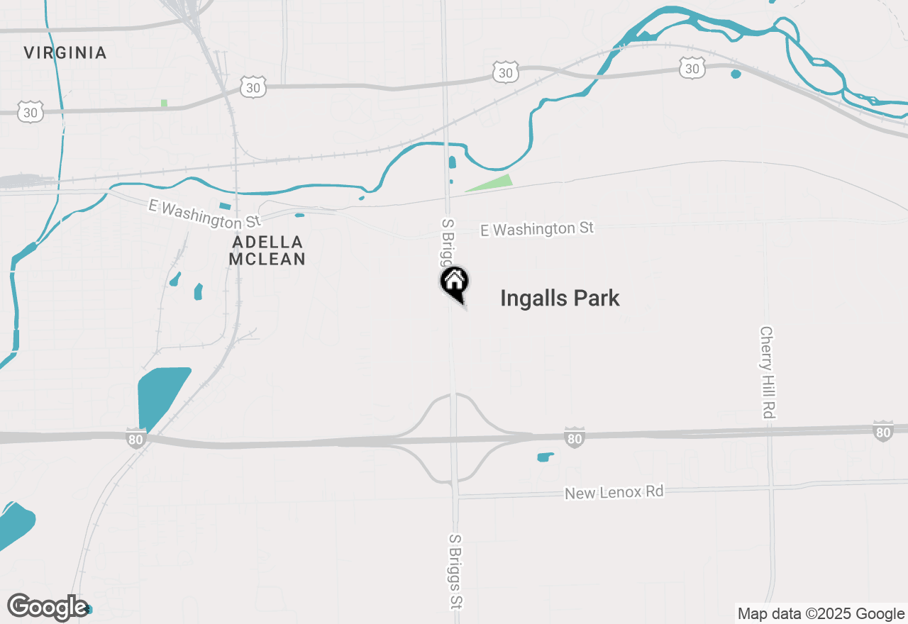 Map of 302 S Briggs Street, Joliet, IL 60433