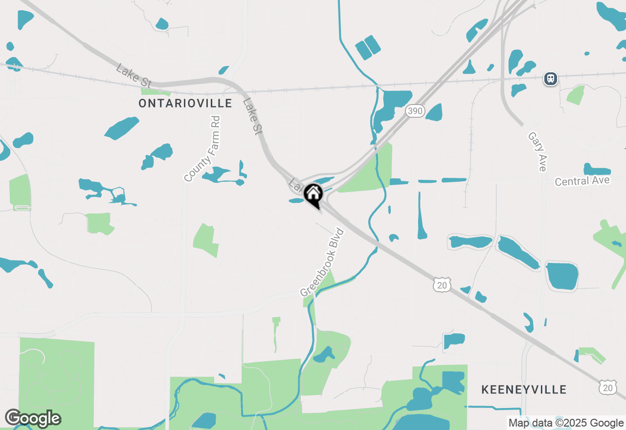 Map of 1370 Alpine Court #A, Hanover Park, IL 60133